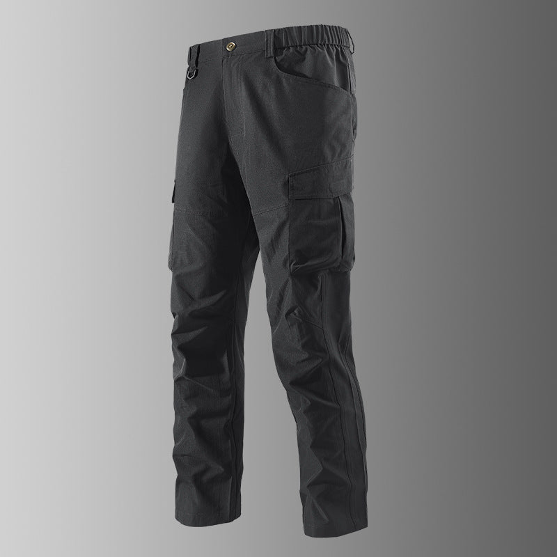 Herren Outdoor-Cargohose mit elastischem Bund, vorgeformten Knien und Multifunktions-Taschen Echo Archiv
