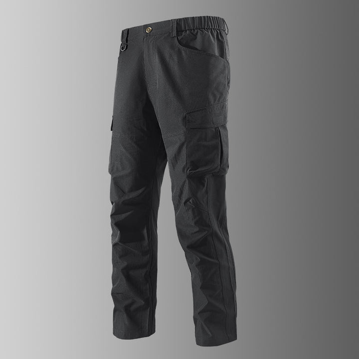 Herren Outdoor-Cargohose mit elastischem Bund, vorgeformten Knien und Multifunktions-Taschen Echo Archiv