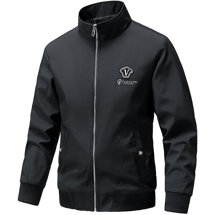 Herren Modische Bomberjacke mit hohem Kragen Echo Archiv