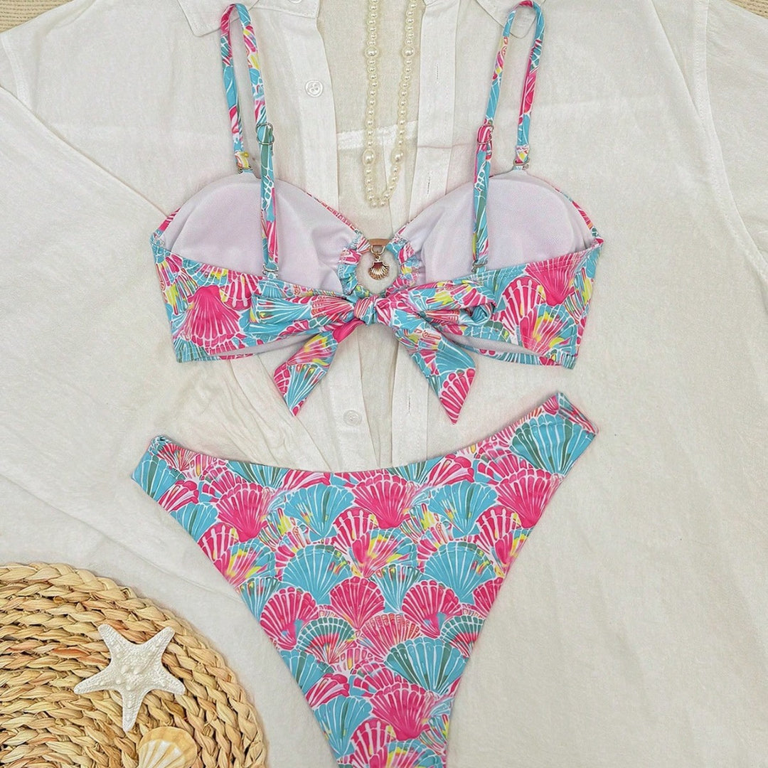 Damen Bikini-Set mit verspieltem Muschel-Design Echo Archiv