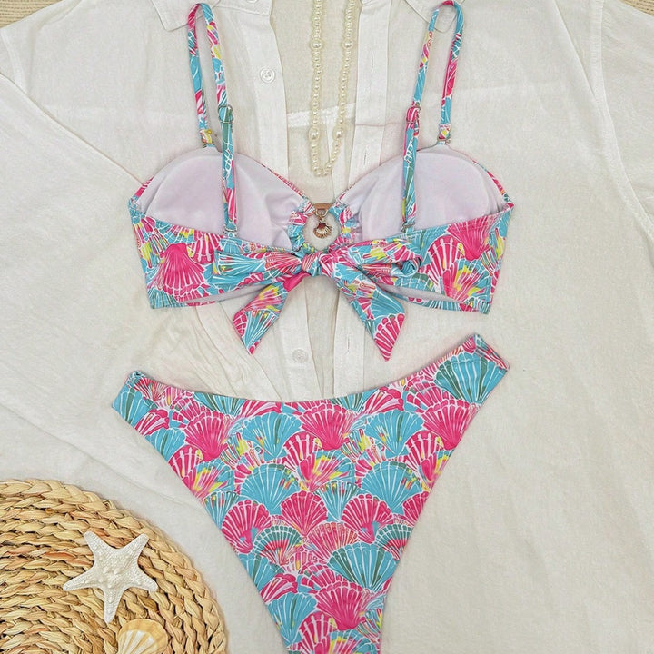 Damen Bikini-Set mit verspieltem Muschel-Design Echo Archiv