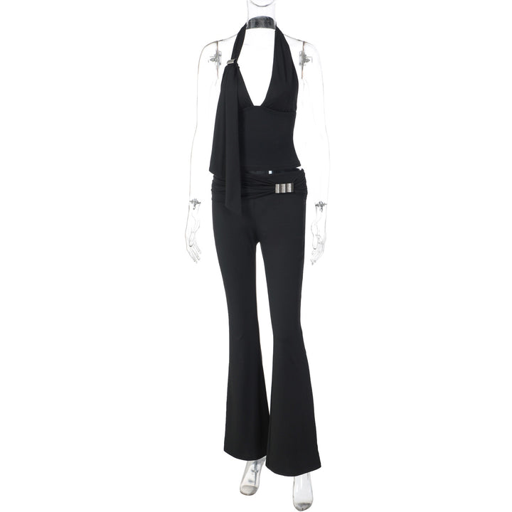 Damen Jumpsuit mit elegantem Halterdesign und schmaler Passform Echo Archiv