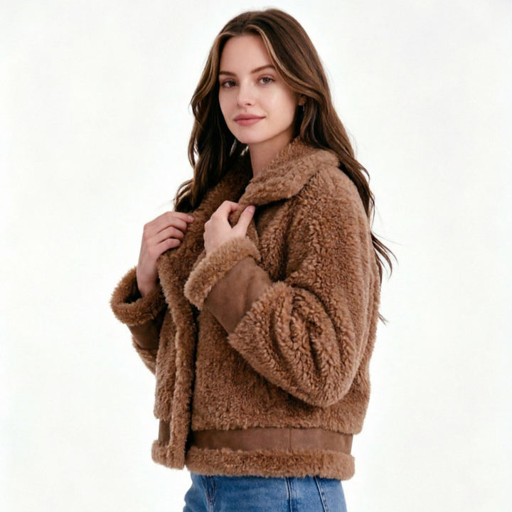 Damen Kuschelige Teddyjacke Echo Archiv