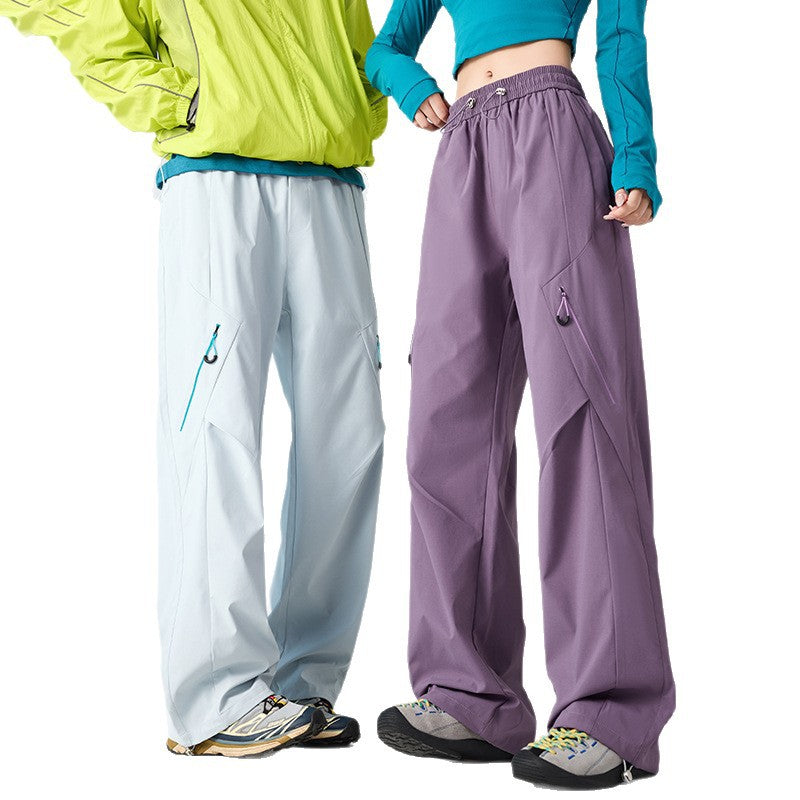 Herren Weite technische Cargo-Hose mit Utility-Taschen und elastischem Bund Echoarchiv