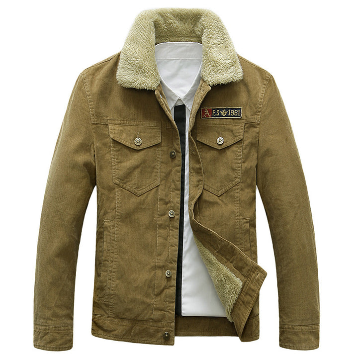 Herren Cordjacke mit weichem Teddy-Futter Echoarchiv