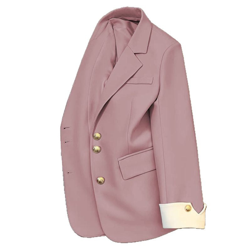Damen Eleganter Blazer mit Goldknopfdetails Echo Archiv