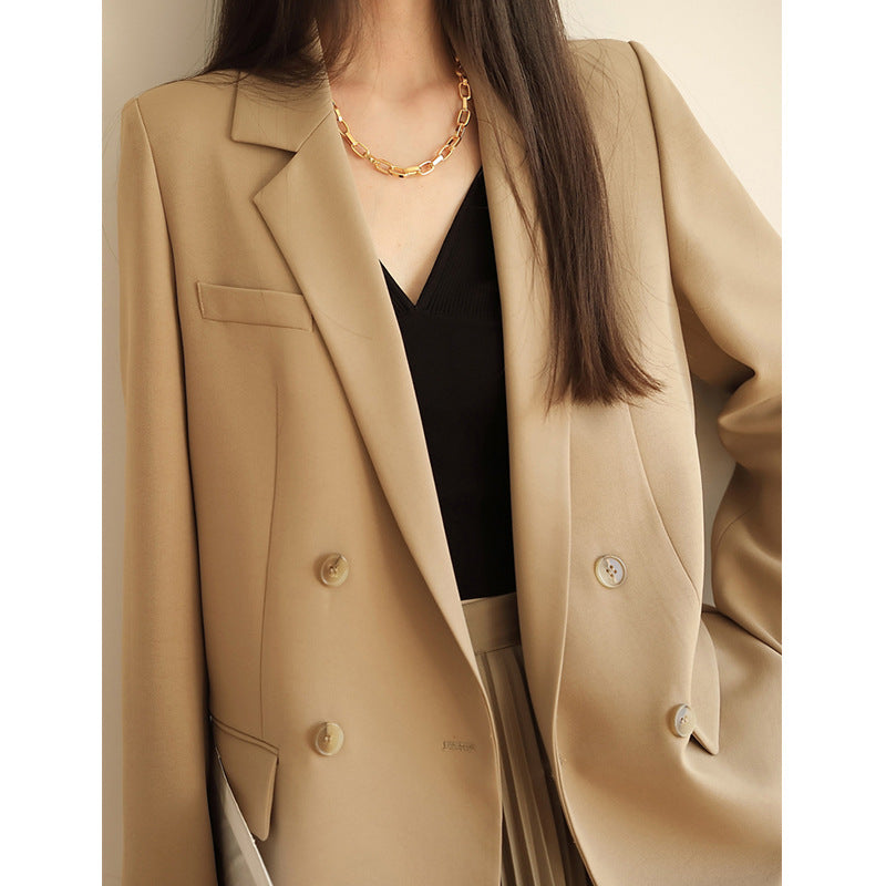 Damen Elegante Oversized Blazerjacke Echoarchiv