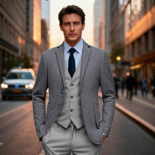 Herren klassischer einreihiger Blazer Echoarchiv