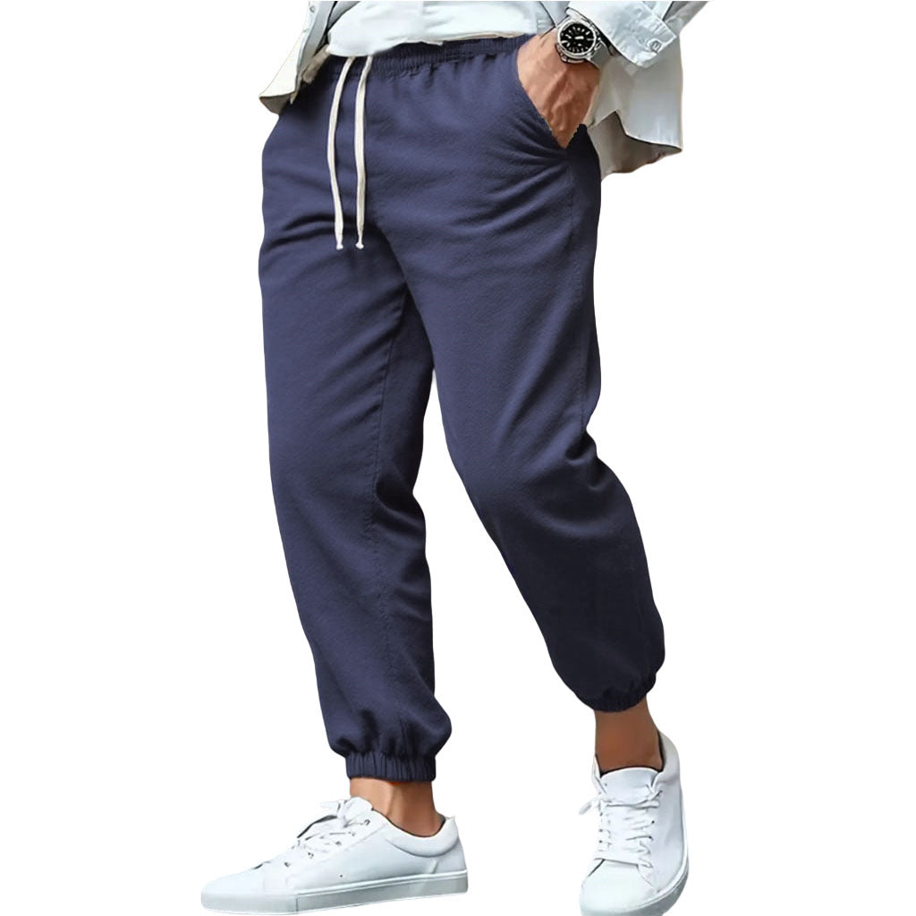 Herren nan tapered Sweat-Jogger mit elastischem Bund, Kordelzug und eingeschlossenen Bündchen Echo Archiv