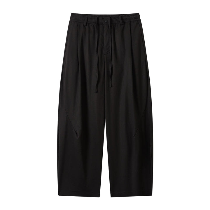 Damen weite Culotte-Hose mit elastischem Bund und Tunnelzug Echoarchiv