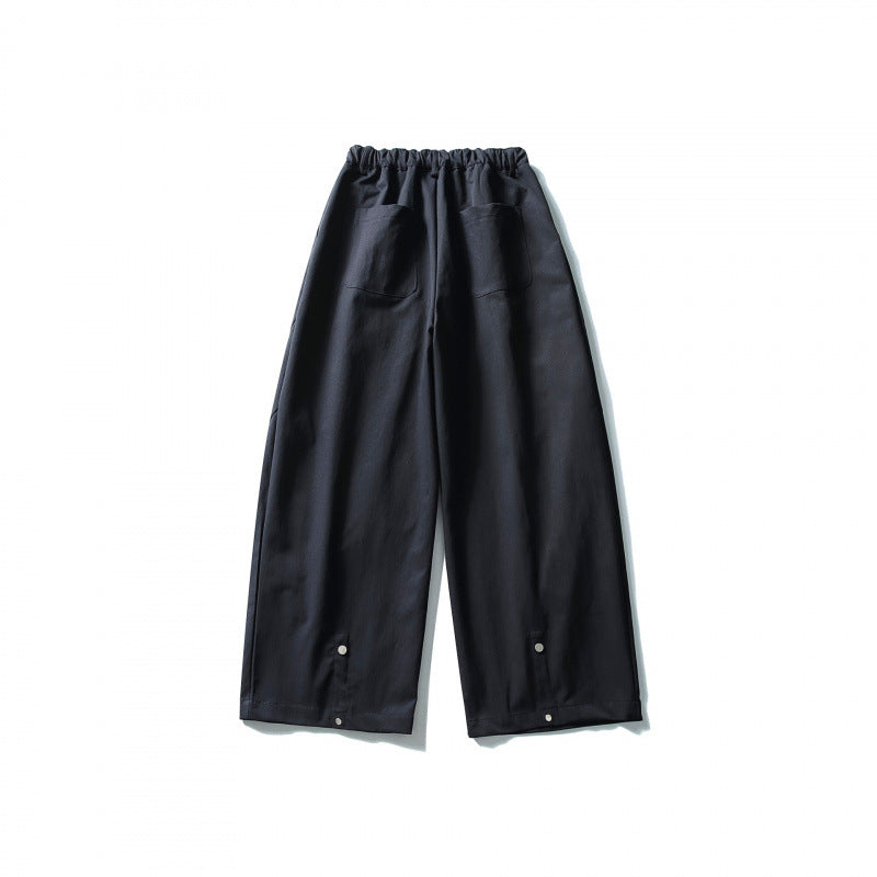Damen Weite Culotte-Hose mit hoher Taille und elastischem Bund Echo Archiv