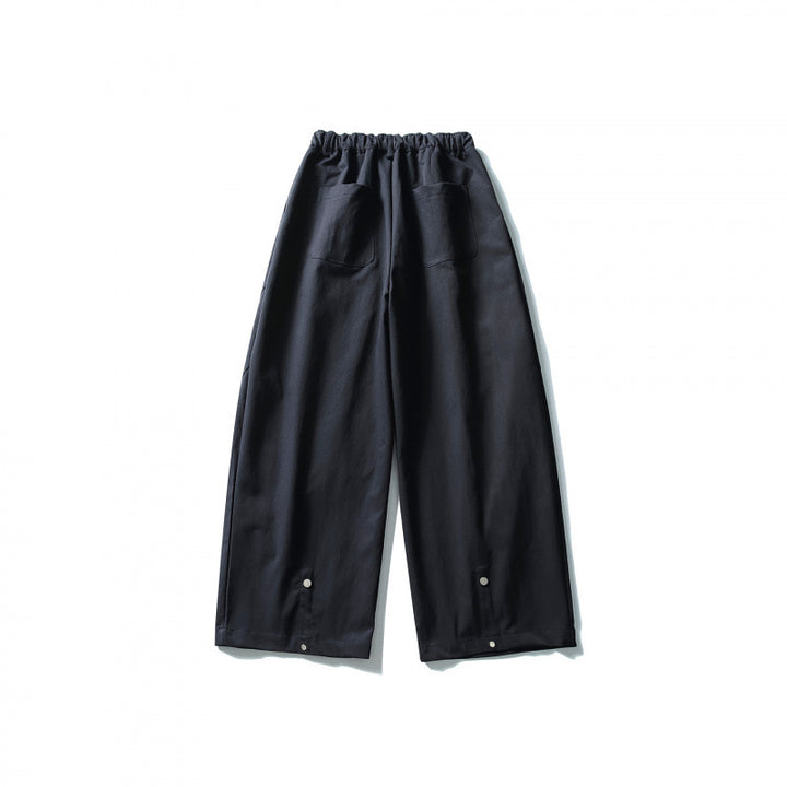 Damen Weite Culotte-Hose mit hoher Taille und elastischem Bund Echo Archiv