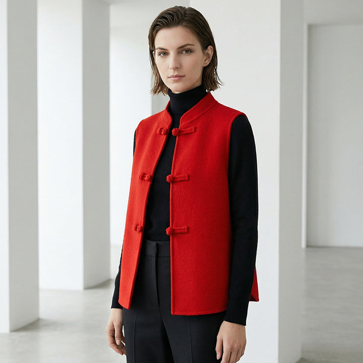 Damen Eleganter Wollmantel Echo Archiv