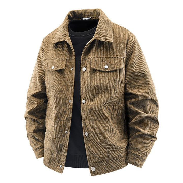 Herren Gemusterte Baumwolljacke Echo Archiv