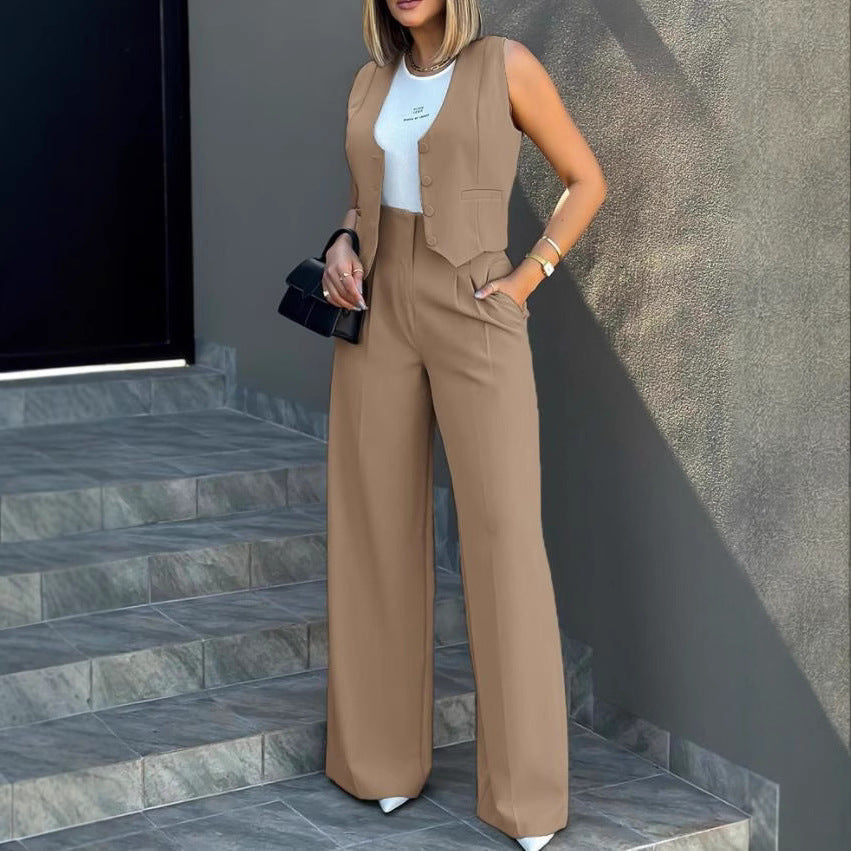 Damen Elegantes und Echoarchivrnes Zweiteiler Ensemble Echoarchiv