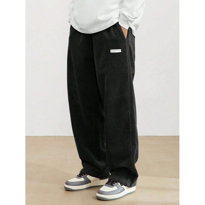 Herren lässige Freizeit-Hose mit elastischem Bund Echoarchiv