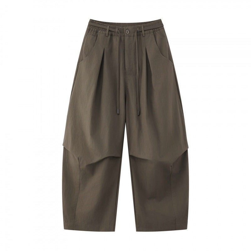 Unisex Weite Lagenhose mit ballonförmiger Silhouette, hoher Leibhöhe und Kordelzug Echo Archiv