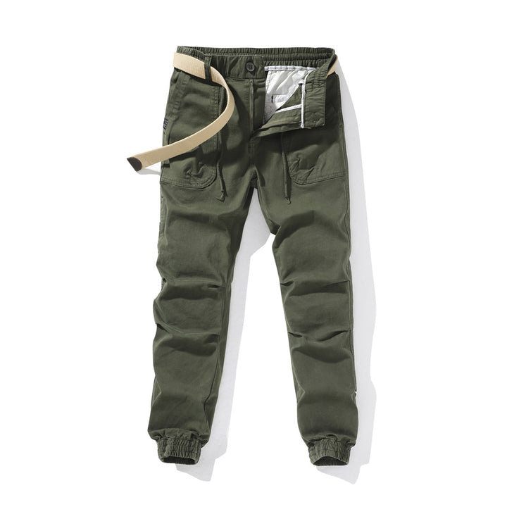 Herren bequeme Utility-Hose mit flexiblem Bund und multifunktionalen Taschen Echoarchiv
