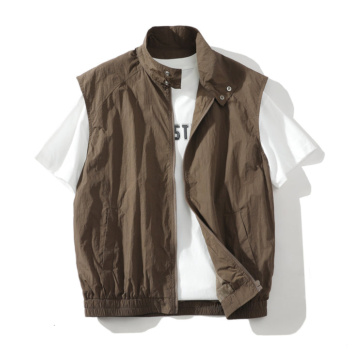 Herren trendige ärmellose Jacke mit modernem Design Echoarchiv