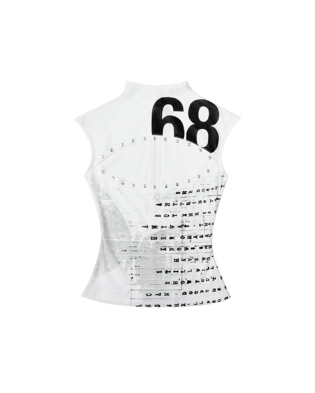Damen Kreatives Tank-Top mit Grafischem Druck Echo Archiv