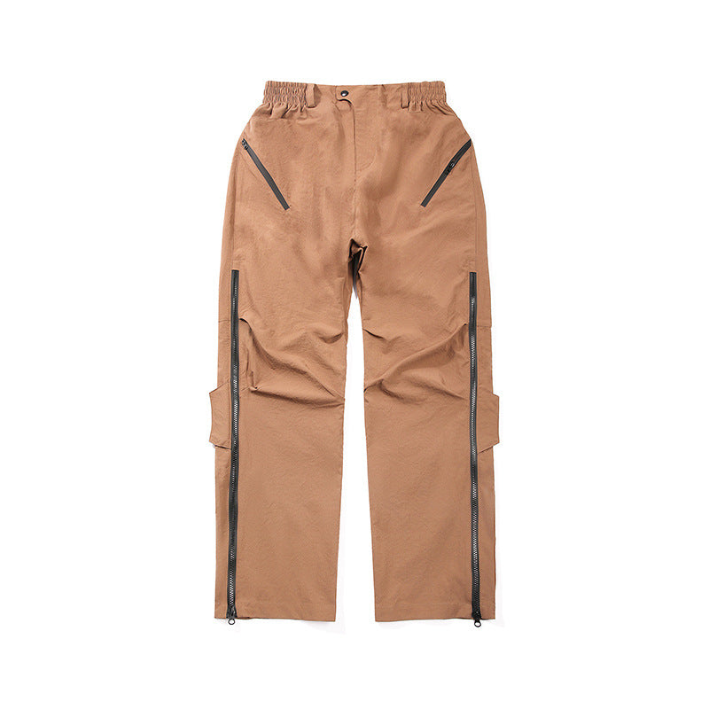 Herren Multifunktionale Tech‑Cargo‑Hose mit seitlichen Zippern, elastischem Bund und taktischen Pattentaschen Echo Archiv