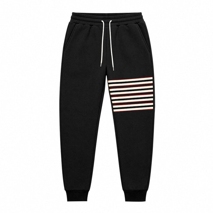 Herren Sportliche Jogginghose mit seitlichem Streifenpanel und Kordelzug Echoarchiv