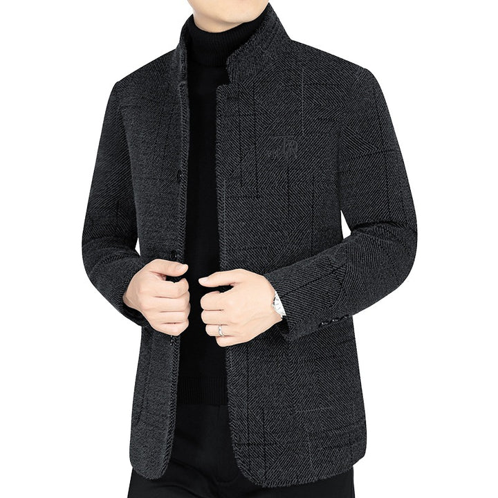 Mann Freizeitjacke aus Melange-Stoff Echoarchiv