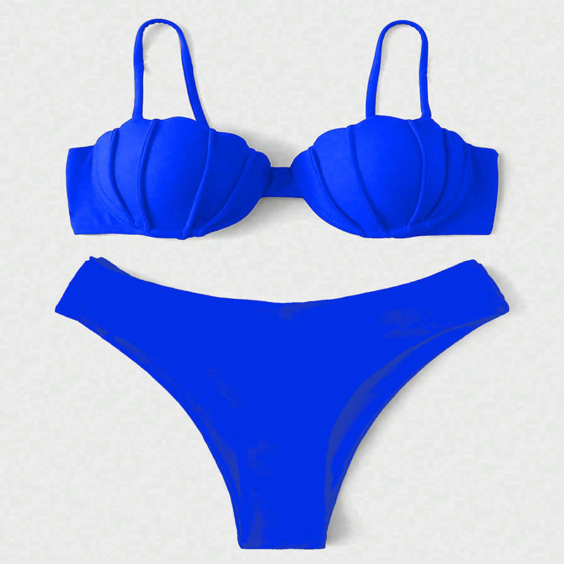 Damen Bikini-Set mit besonderer Muschelform und hohem Bund Echo Archiv