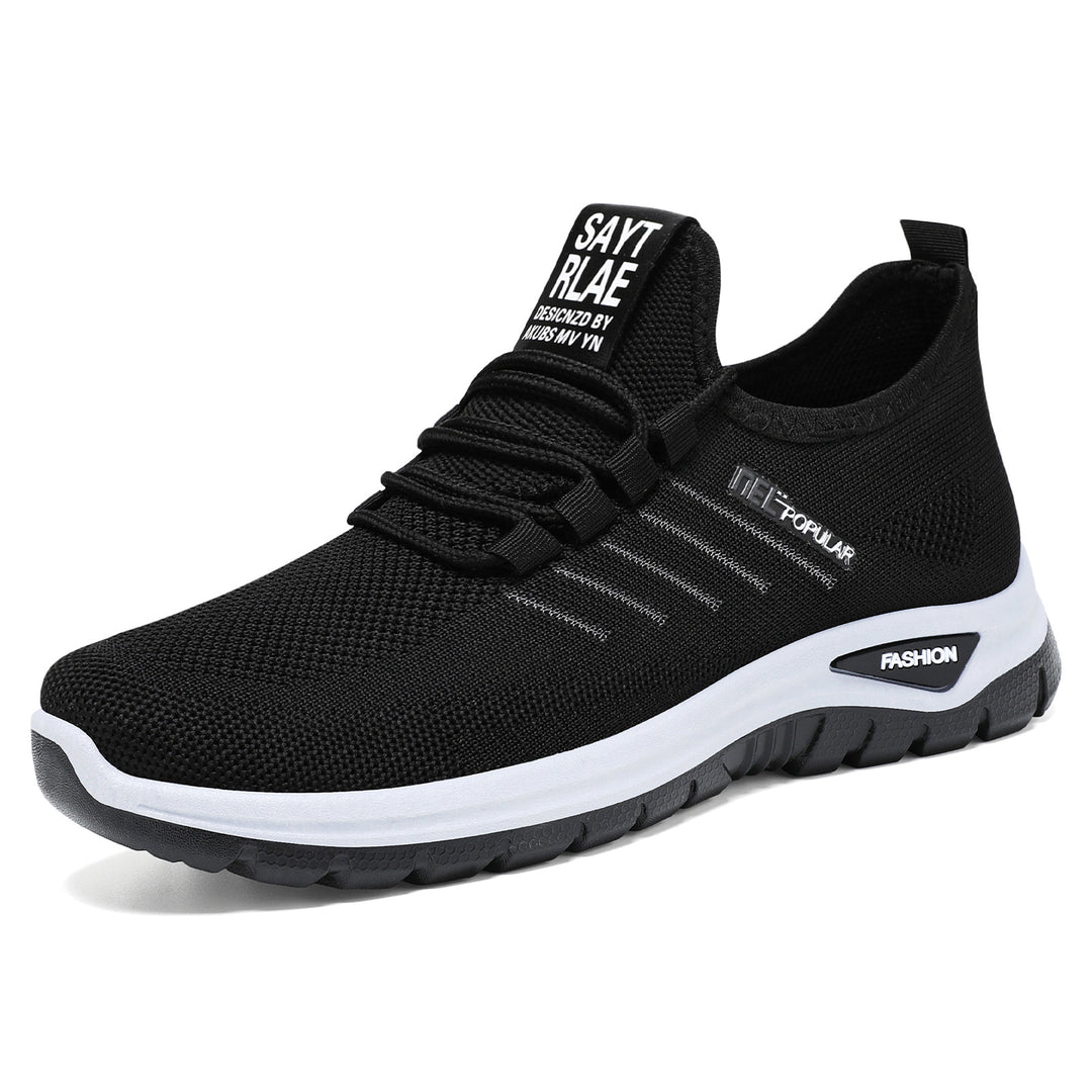 Damen nan leichte gestrickte Freizeitsneaker mit elastischem Schnellzug-Kordelsystem und stoßdämpfender EVA-Sohle Echo Archiv