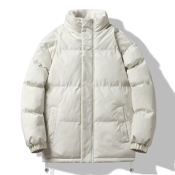 Herren Wattierter Kurzparka mit hohem Stehkragen Teddyfutter elastischen Bündchen und Kordelzug Echo Archiv