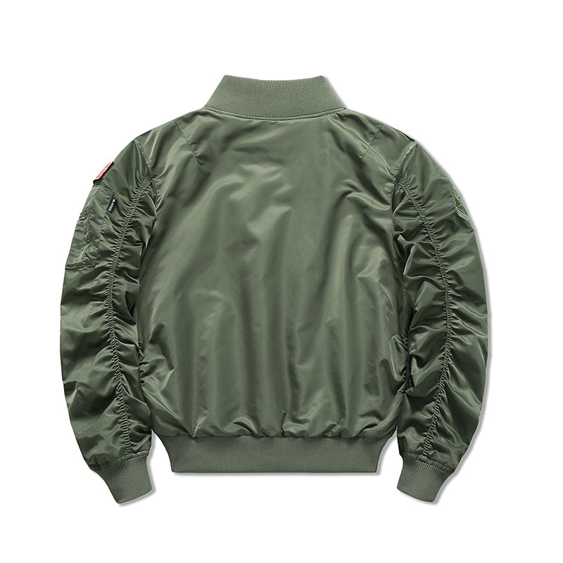Herren Camouflage-Bomberjacke im Fliegerstil mit Mehrfach-Taschen und Strickbündchen Echoarchiv