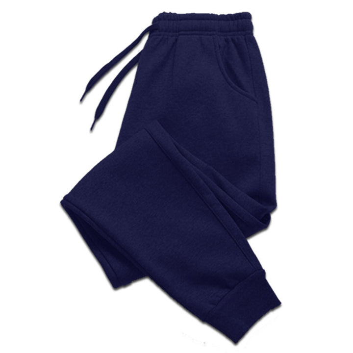 Unisex nan athleisure Jogginghose mit innen angerautem Fleece, elastischem Kordelbund und gerippten Knöchelabschlüssen Echo Archiv