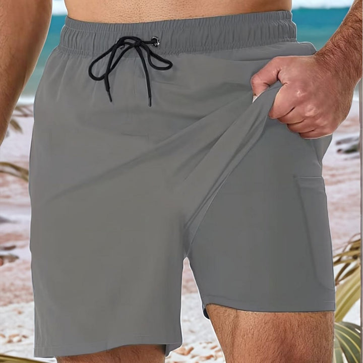 Herren Komfortable Badeshorts Echo Archiv