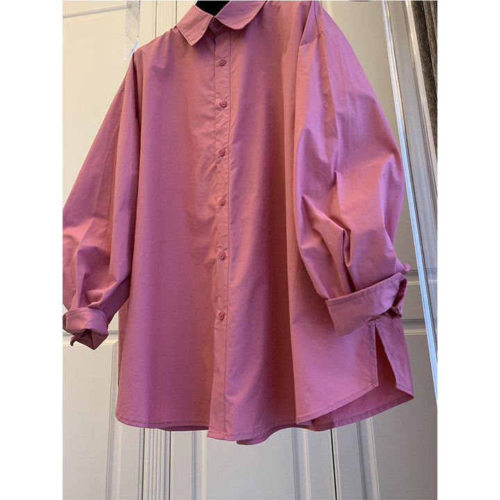 Damen Bequeme und stilvolle Oversized-Bluse Echoarchiv