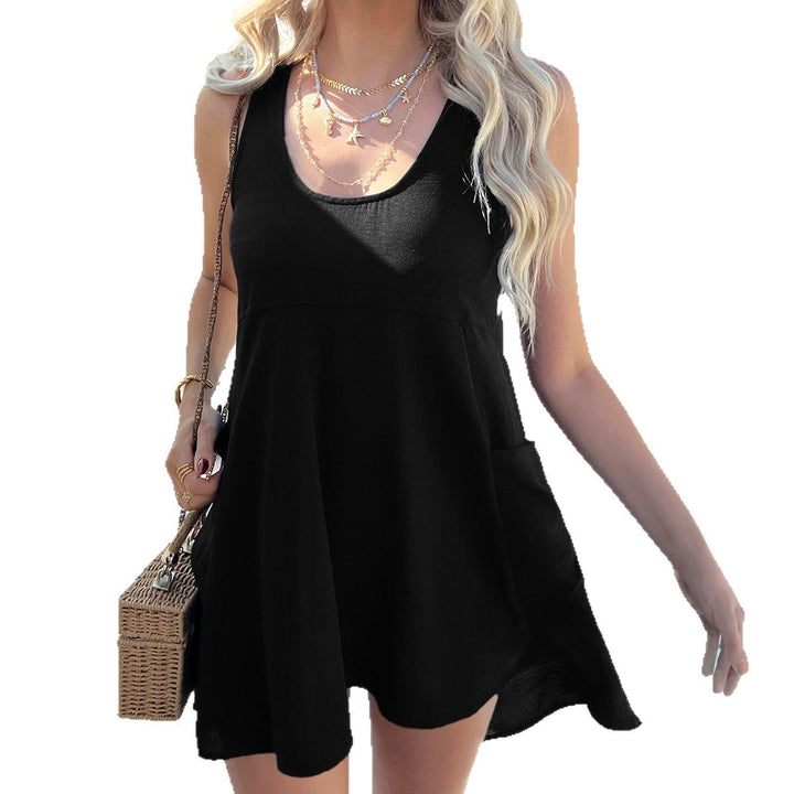 Damen Luftiges Sommerkleid mit lässigem Schnitt und praktischen Taschen Echo Archiv