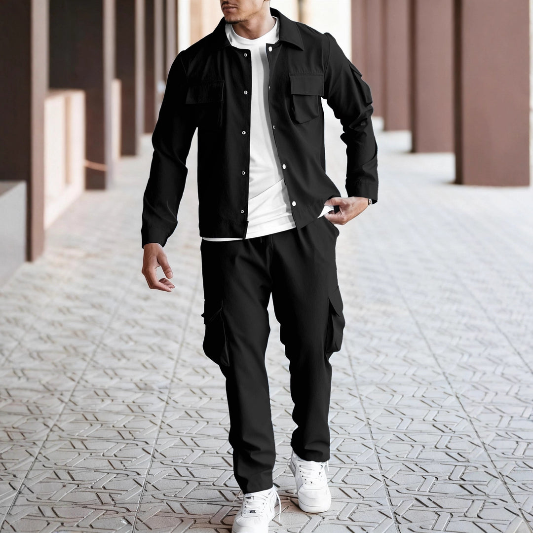 Herren Multifunktionale Cargo-Jacke und Hose Echoarchiv