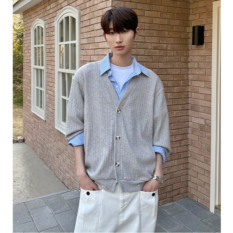 Herren Modische und bequeme Strickjacke Echoarchiv