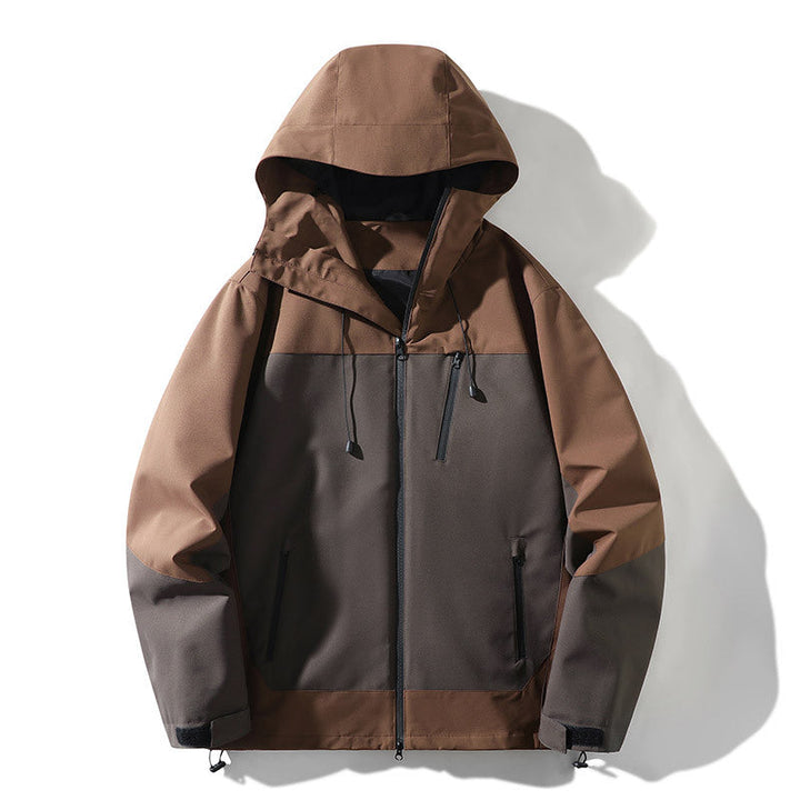 Damen technische Allwetterjacke mit vielseitigem Kapuzendesign und verstellbaren Belüftungsöffnungen Echoarchiv
