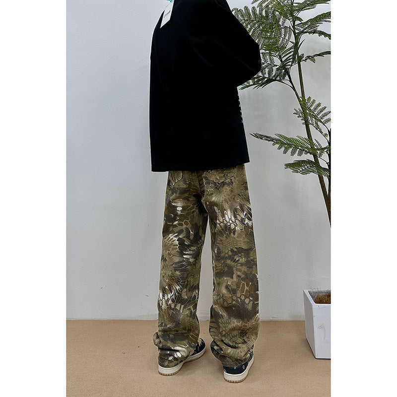 Herren Cargo-Hose mit Schlangenmuster Echo Archiv