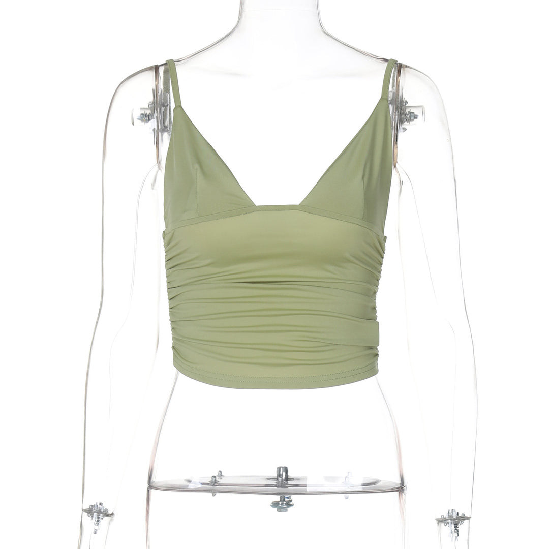 Damen Crop-Top mit asymmetrischem Schnitt und figurbetonter Silhouette Echo Archiv