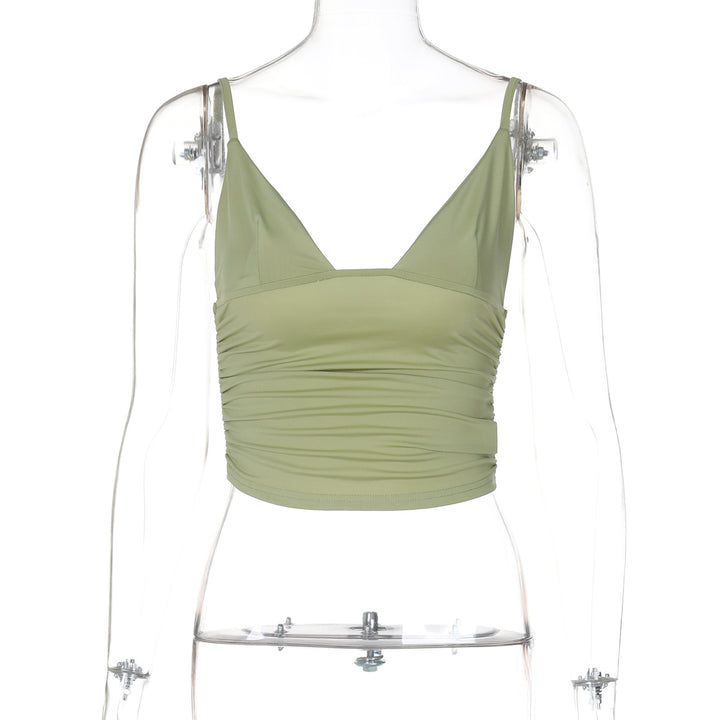Damen Crop-Top mit asymmetrischem Schnitt und figurbetonter Silhouette Echo Archiv