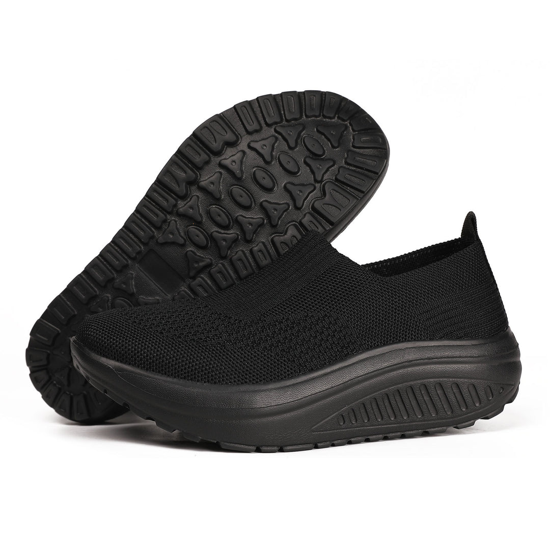 Damen nan Slip-On-Strickschuh mit elastischem Einstieg und viskoelastischer Komfortsohle Echo Archiv