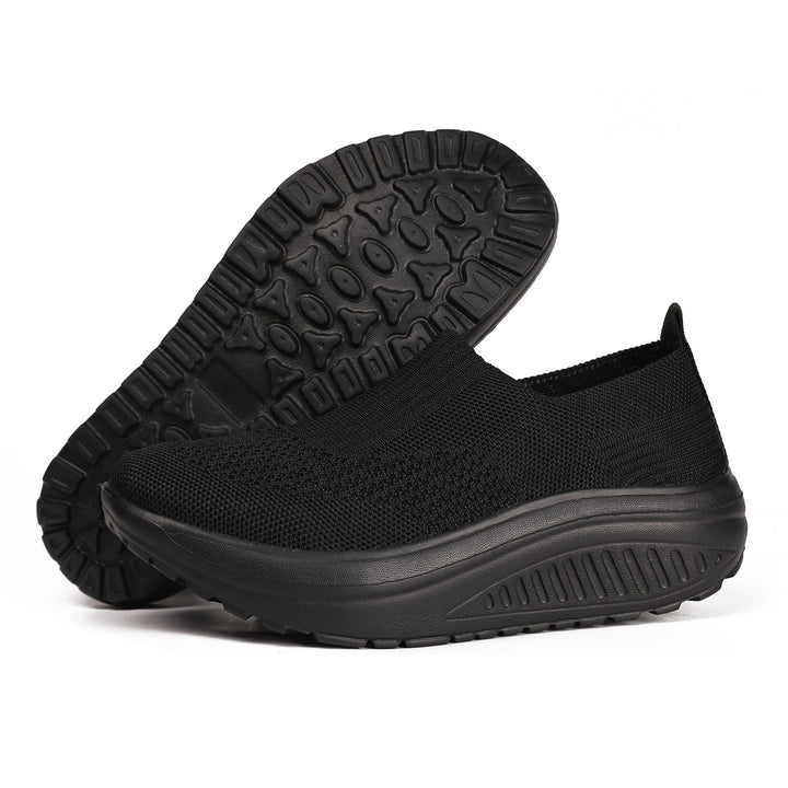 Damen nan Slip-On-Strickschuh mit elastischem Einstieg und viskoelastischer Komfortsohle Echo Archiv