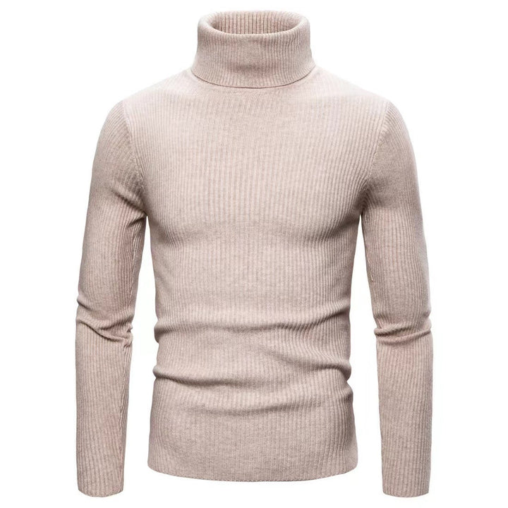 Herren Eleganter Rollkragenpullover aus feiner Strickqualität Echoarchiv