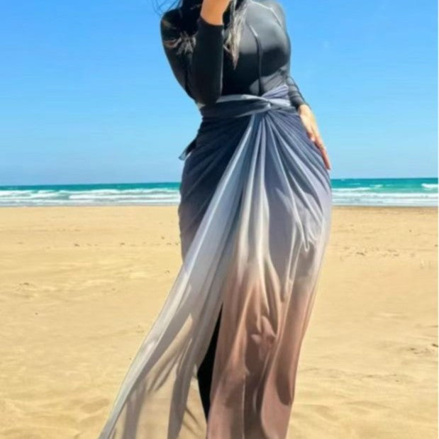 Damen eleganter Strandüberwurf Echo Archiv