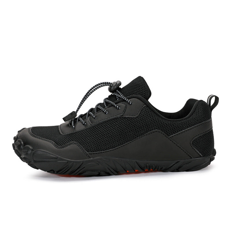 Herren nan leichter Schnellzug-Trekkingschuh mit Gummizehschutz, atmungsaktivem Meshoberteil und profiliertem Outdoor-Laufsohle Echo Archiv