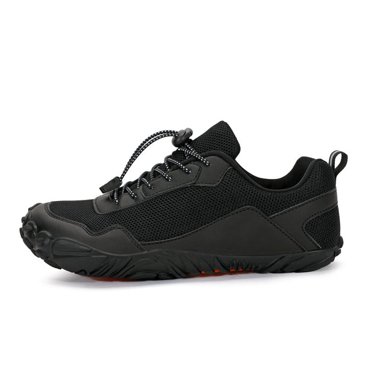 Herren nan leichter Schnellzug-Trekkingschuh mit Gummizehschutz, atmungsaktivem Meshoberteil und profiliertem Outdoor-Laufsohle Echo Archiv
