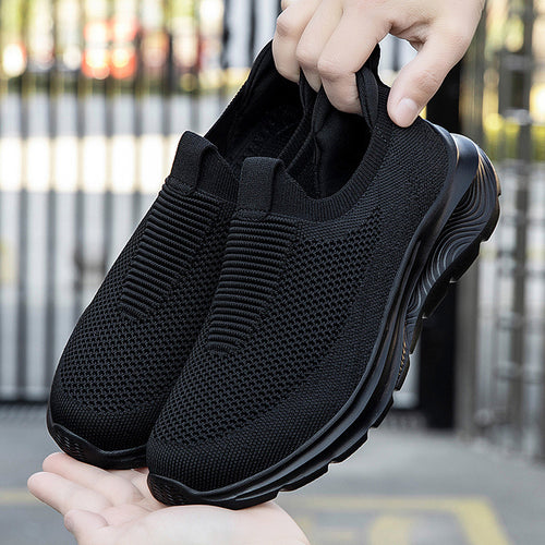 Damen nan nahtloser Strick-Slip-On mit elastischem Einstieg, gepolstertem Komfortfußbett und profiliertem Leichtlaufsohlen-Design Echo Archiv