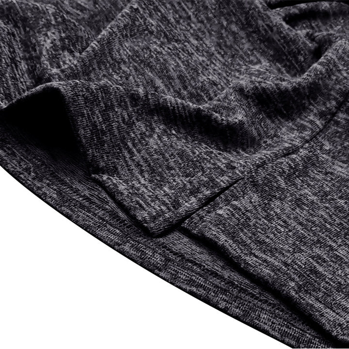 Herren Langarm-Henley-Shirt aus atmungsaktivem Baumwollmix mit eleganter Knopfleiste Echoarchiv