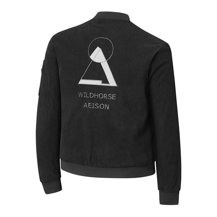 Herren Modische Cord Bomberjacke Echo Archiv